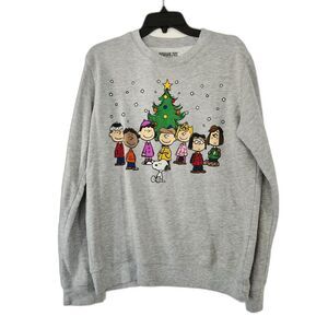 PEANUTS Character Holiday Pullover Sweatshirt Medium